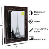 kieragrace - PH44005-1 Farmhouse luxury-frames, 8 by 10-Inch, Blackended Wood Kiera Grace