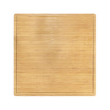 BambooMN Bamboo Burner Cover Cutting Board - 3 Ply - Extra Large Square - Grooved/Flat (24" x 24" x 0.75") - 1 Piece BambooMN