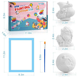 KODATEK 62 Pieces Unicorn Painting Kit, Arts and Crafts for Kids, Girls Toys DIY Creative Activity, 8 Unicorn Figurines, Easter Birthday Gift for 4-8 Years Old Girls Kids KODATEK