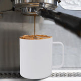 JYLJINGYULI 6 Pack 12 oz Sublimation Tumblers with handle Coffee Blanks, with Lid and Straw Cups Blank Bulk, Straight Skinny Insulated Cup Stainless Steel Water Bottle for Craft DIY… JYLJINGYULI