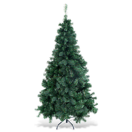 COSTWAY 6Ft Artificial PVC Christmas Tree W/Stand Holiday Season Indoor Outdoor Green COSTWAY
