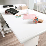 Sauder Miscellaneous Storage Craft & Sewing Armoire, L: 35.11" x W: 21.81" x H: 61.58", Glacier White finish Sauder