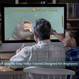 Msamiagfn Wood Carving Kit for Beginners, Essential Wood Whittling Kit for Beginners, Knife Tools Accessories, Balsawood and Basswood Blocks, Bird Carving Video Tutorial, DIY Kits for Adults Hobbies msamiagfn