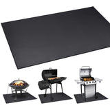 Large Under Grill Mat 60 ×40 Inch for Outdoor Charcoal, Smokers, Gas Grills, Deck and Patio Protective Mats, Fireproof Grill Pads, Indoor Fireplace Mat Prevents Ember Damage Wood Floor Cvtayn