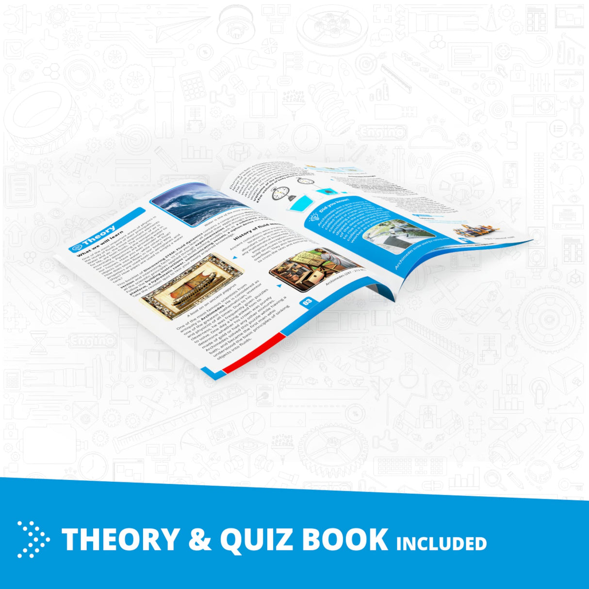 Engino STEM Toys, Fluid Dynamics, Building Toys for Kids 9+, Educational Kit, Gift for Boys & Girls, Fun STEM Projects, Engineering Kit (6 Model Options) Engino