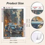 WSLWXSHM Diamond Painting Kits for Adults Truck, Car Round Full Drill Diamond Art Kits, 5D DIY Paint with Diamonds Crafts for Home Wall Decoration Gifts 12×16Inch WSLWXSHM