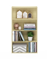 Furinno Pasir 4 Tier Open Shelf, Steam Beech Furinno