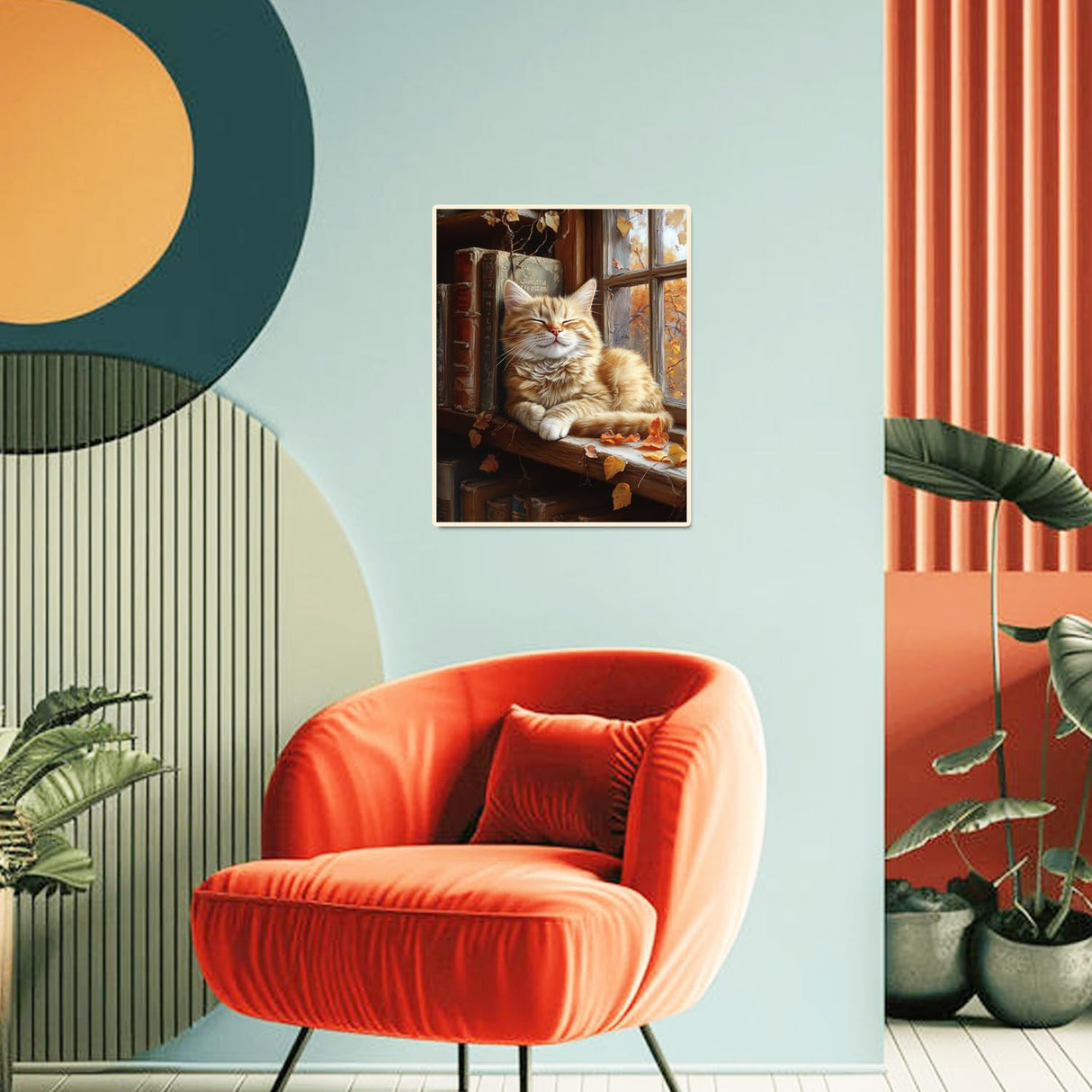 obterie Cat Paint by Numbers Kit for Adults Beginner Books Oil Painting Kit Adult Paint by Number Kits on Canvas DIY Painting for Beginners Art by Numbers for Gifts Home Wall Decor 16x20 Inch obterie