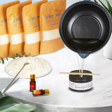 KQU Candle Making Kit for Candles, Home DIY Candle Wax Kit with Glass Jars for Adult, Candle Maker Kit with Wax Melter for Art & Craft KQU