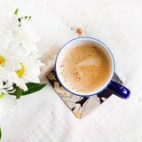 HARFINGTON 30pcs Sublimation Coasters Blanks 4 Inch Hexagon Shape Car Coasters Sublimation Blanks Heat Transfer Painting Cup Mat Pad for DIY Crafts Cup Coasters HARFINGTON