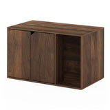 Furinno Peli Litter Box Enclosure, Columbia Walnut Furinno