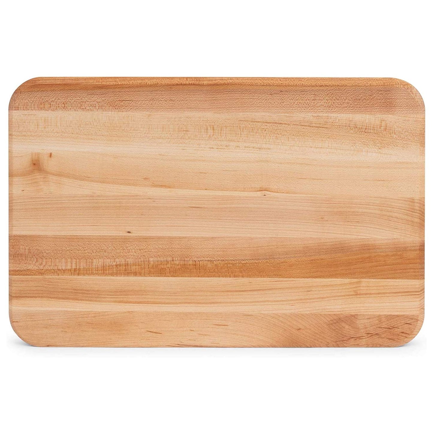 John Boos Boos Block Chop-N-Slice Series Reversible Wood Cutting Board with Integrated Finger Grips, 1.25-Inch Thickness, 18" x 12" x 1 1/4", Maple