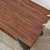 IBF Natural Real Wood Entryway Bench, Solid Wood Storage Bench, Industrial Bedroom Bench in Entry Way Hallway Foyer Rack, Modern Shoe Bench Seat for IBF