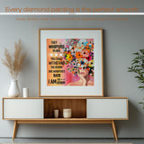 Sanjee Inspirational Diamond Painting Kits for Adults, 5D Diamond Art Kits for Beginner, DIY Round Full Drill Diamond Dots Paintings Diamond Painting for Home Wall Decoration Gift, 12x12inch Sanjee