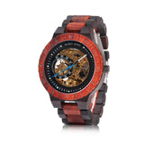 BOBO BIRD Mens Wooden Watches Luxury Mechanical Watch Lightweight Wood Band Timepieces for Men with Gift Box BOBO BIRD