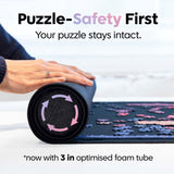 Puzzlup Puzzle Mat Rollup 1500 Pieces - 26 x 47 Inches - Portable Non Slip Jigsaw Puzzle Saver - Premium Large Puzzle Mat Suited for Puzzles of 500, 1000 or 1500 Pieces Puzzlup