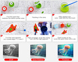 TUMOVO Paint by Numbers for Adults Beginner Jellyfish Paint-by-Numbers Wild Marine Animals Paint by Number Kits DIY Paint by Numbers Adult Paint by Number Kits on Canvas Home Decor, 16 x20 Inch TUMOVO