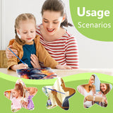 Reivworl Framed Paint by Numbers Kit for Adults Beginner & Kids Ages 8-12, Wolf Paint by Number with Easel, Painting by Numbers for Gifts and Home Decor (10X10Inch) Reivworl