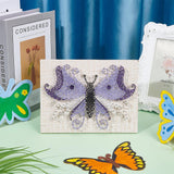 WEBBEDY 3D String Art Kit DIY Butterfly String Arts and Craft Kits for Adults Beginners Include All Necessary Accessories and Wooden Frame, Home Wall Decorations Unique Gift for Valentine's Day WEBEEDY