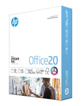 HP Papers | 8.5x11 Paper |Office 20 lb | 1 Ream - 500 Sheets | 92 Bright | Made in USA - FSC Certified | 112150R HP