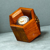 Wooden Watch Box, Single Slot Watch Display Case Mens Watch Box Organizer, Dark Rosewood Watch Cases for Men Watch Storage, Valentines Gift Watch Organizer Holder Case for travel with Glass Lid Royal Craft Expertise