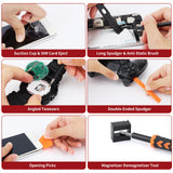 SHARDEN 58 in 1 Small Precision Screwdriver Set Magnetic Mini Screwdriver Set with Case Professional Electronic Tools Kit for iPhone, MacBook, Computer, Laptop, PC, RC, PS4, Xbox, Eyeglasses, Watch Sharden