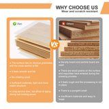 Thcbme Reception Desk with Lockable Drawer Office Front Desk Checkout Counter Wooden Reception Table for Beauty Salon Lobby Shop Retail White and Brown Right 71inch/180cm Thcbme