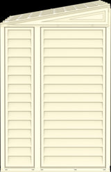 Duramax Sidemate 4'x10' Vinyl Storage Lean to Shed DURAMAX