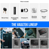 VAULTEK Essential Series Quick Access Handgun Safe with Auto Open Lid Pistol Safe Rechargeable Lithium-ion Battery (PRO VE) (Full Size) VAULTEK