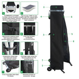 CROWN SHADES 10x20 Pop Up Canopy Tent - Commercial Canopy Tent with 400D Strength Oxford Fabric,Hexagonal Leg,4 Upgraded Weights - Great for Trade Shows,Events,Parties & Commercial Use, White CROWN SHADES