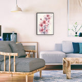 QAZWSX Spring Cherry Blossom Trees with Pink Flowers Diamond Painting Kits for Adults, Spring Cherry Blossom Diamond Painting, Full Drill Crystal Rhinestone Craft Kits Home Wall Decor 12x16 inch QAZWSX