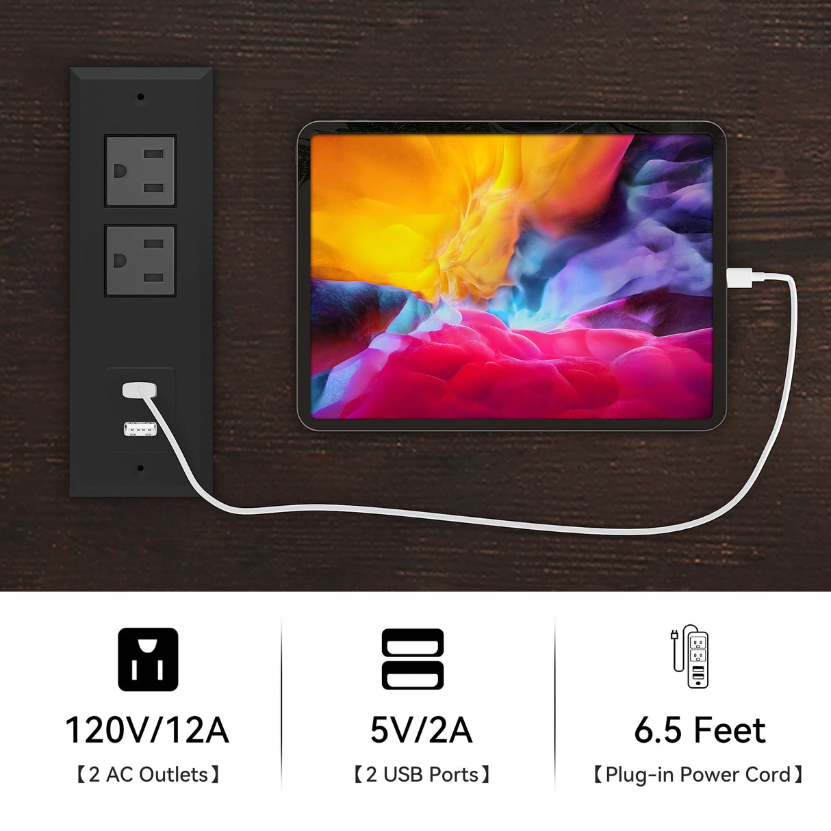 YITAHOME Buffet Cabinet with Storage, 52" Farmhouse Coffee Bar with Power Outlet, Floating Shelves, Multi-Functional Storage Sideboard Cabinet for Kitchen and Living Room (Rustic Brown) YITAHOME