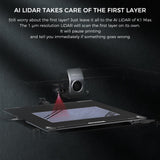 Creality K1 MAX 3D Printer Upgrade with 600mm/s Printing Speed 300°C High-Temperature Nozzle Direct Extruder Hands-Free Auto Leveling Dual Z Axes Stable Cube Frame 11.81x11.81x11.81inch Creality