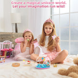 Unicorn Light Up Terrarium for Girls – DIY Garden Craft with LED | STEM Kit, Arts & Crafts Gift for Kids Ages 4-8 by Ednzion Ednzion