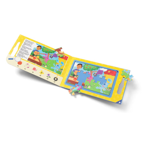 Melissa & Doug Blue's Clues & You! Take-Along Magnetic Jigsaw Puzzles (2 15-Piece Puzzles) Melissa & Doug