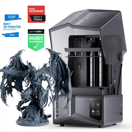 ELEGOO Saturn 4 Ultra 10"12K MSLA 3d Printer, Smart Resin Printer with AI Camera and Mechanical Sensor, 150mm/h Fast Printing, Auto-Leveling, WiFi Cluster Printing, Printing Size 8.62x4.84x8.66 Inches ELEGOO