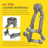 Square Hole Drill Bit Adapter for Easy Installation and Disassembly - Mortising Attachment for Drill Press, Mortise Machine, Power Tool Accessory for XSMNER