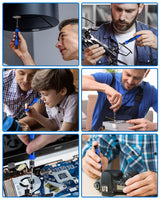 Precision Screwdriver Set, Computer Tool Kit, 146 PCS Laptop Screwdriver Kit with 123 Bits, Magnetic Mat, Suit for PC, iPhone, MacBook, Tablet, PS4, Xbox, Switch, Game Console and other Electronics UnaMela