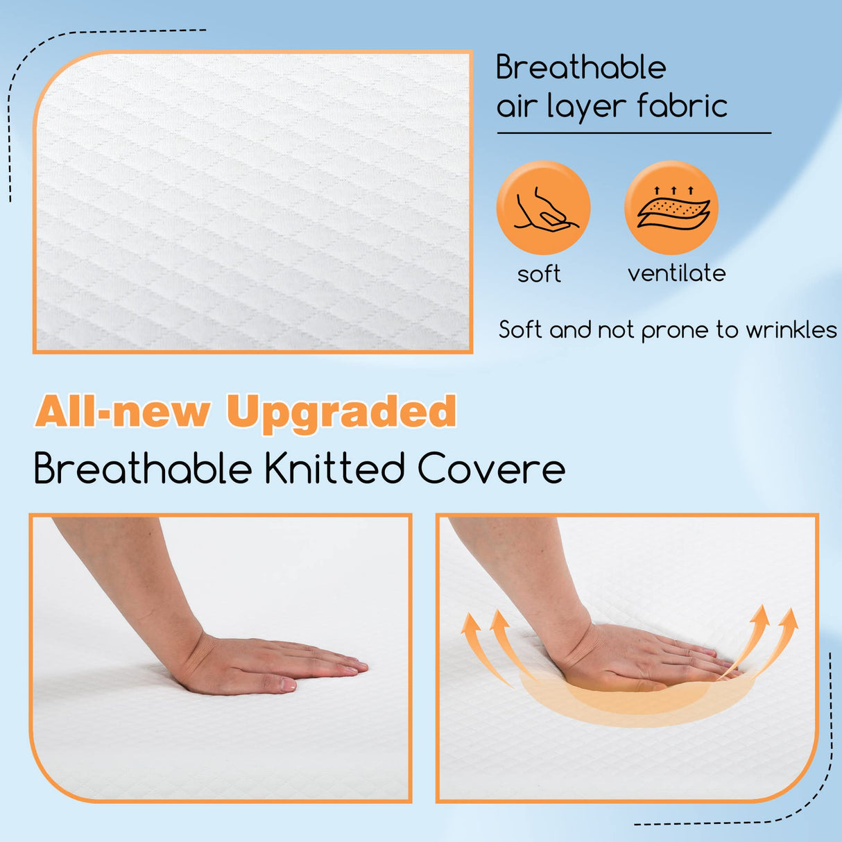 BestMassage | 5 Inch Twin Mattress | Gel Memory Foam | Medium Firm Feel | White | Bed in a Box, CertiPUR-US Certified | Pressure Relief, Cooling Ventilated Foam | Breathable Knit Cover BestMassage