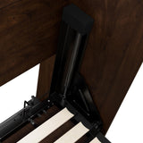 Bestar Pur Full Murphy Bed and 2 Shelving Units with Drawers, 109-inch Space-Saving Wall Bed Bestar