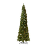 13ft. Artificial Slim Green Mountain Pine Christmas Tree with 1360 Warm White LED Lights and 3924 Bendable Branches Nearly Natural