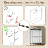 ChooChoo Shoe Storage Cabinet with 2 Flip Drawers, Deodorizing Shoe Organizer Storage for Entryway, Freestanding Hidden Slim Narrow Shoe Rack Cabinet, Antique White & Brown ChooChoo