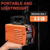 Siasky Mini Welding Machine, Upgraded Welder Machine 110V, Portable Stick Welder MMA-250A, IGBT Inverter Welder with Hot Start, Arc force, Anti-Stick Siasky