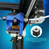 3D Printer Extruder for Ender 3 Dual Gear Filament Bowden Extruder, Aluminum Drive Feeder Upgrade Kit,Compatible with Creality Cr-10s Cr10s Pro Ender-3 Ender 3pro Ender 5 (Dual Gear Extruder) Xirbbo