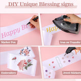 25 Pcs White Sashes Blank Satin Sash Blank Sashes for Pageants Sublimation Plain 2025 Senior Sash Blanks Sash to Decorate White Sash Birthday Sash for Women Homecoming Beauty Pageant Prom Party Decor DIVINA VITAE