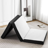 Sweetcrispy Tri-fold Memory Foam Mattress - 3 Inch Twin Size Portable Bed Pad, Foldable Floor Mat, Collapsible and Washable Cover with CertiPUR-US Certified, for Travel & Camping & Yoga Sweetcrispy