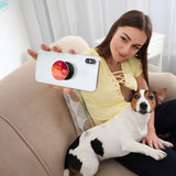 Weewooday 30 Phone Grip Holder with Double-Sided Sticker Phone Finger Expanding Stand Holder for Almost Phones Cases (Black) Weewooday