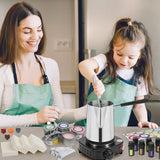 SAEUYVBCandle Making Kit,Candle Making Kit with Wax Melter, Complete Candle Making Kit for Adults Beginners, Candle Making Supplies, DIY Arts & Crafts Kits Perfect as Home Decorations SAEUYVB