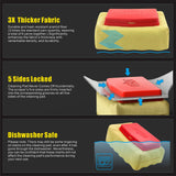 GRILLART Grill Brush Bristle Free. SteamWizards BBQ Replaceable Cleaning Head, Unique Seamless-Fit Scraper Tool for Cast Iron/Stainless-Steel Grates, Safe Barbecue Grill Cleaner-Red GRILLART