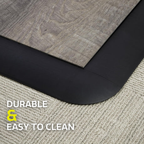 Big Floors Female Transition Edge Kit, Durable Interlocking Modular Garage Floor Edging, Compatible with RaceDeck, GarageTrac and GarageDeck Products, (11 Piece), Black Big Floors